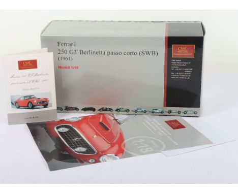 CMC 1:18 scale M-046  Ferrari 250 GT  Berlinetta Passo Corto 1961, in mint sealed boxed condition, with leaflet.