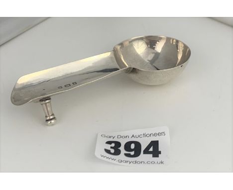Silver spoon rest/pipe holder, w: 0.4 ozt