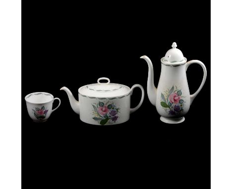 Susie Cooper bone china part tea and coffee service, 'Fragrance' patternCondition report:This lot comprises the following ite