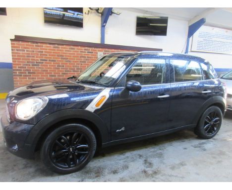 Make &amp; Model: Mini Countryman Cooper D All4Date of Reg: YK11 VGLColour: Bluecc: 1598MoT: 11-09-2021Fuel Type: DIESELMilea