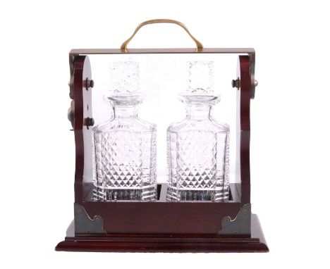 Victorian silver mounted cut glass hip flask, Mappin &amp; Webb (John Newton Mappin), London 1891, engraved with a monogram u