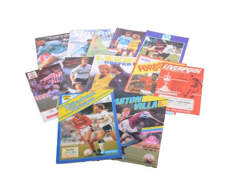 Approximately five-hundred football programmes, including Coventry, Aston Villa, Wimbledon, Leicester City, Wrexham and other