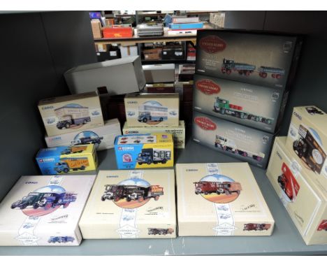 Fourteen Corgi Classics, Vintage Glory and similar diecast Wagons, all boxed