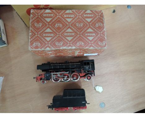 A Marklin HO scale 2-6-2 Loco &amp; Tender 23014, boxed DA800