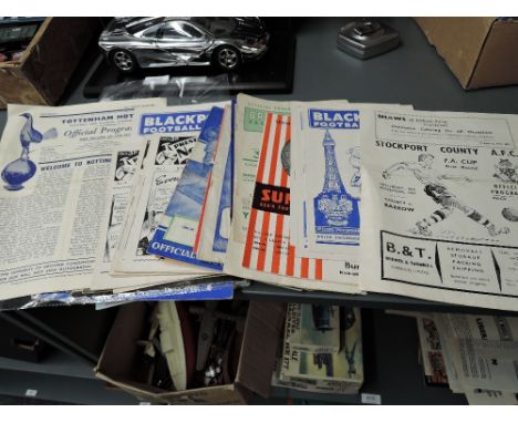 A collection of 1950's and later Football Programmes including Manchester United v Nottingham Forrest 1957-58 United Will Go 