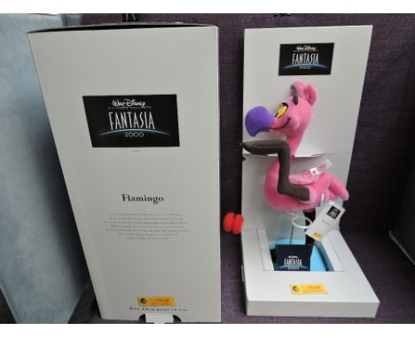 A modern Steiff limited edition Bear, Walt Disney Fantasia 2000, Flamingo, white tag 651700, with certificate 01409/2000, on 