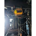 Harrington 1 ton electric hoist with pendent controls