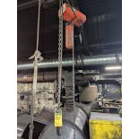 C/M loadstar 1/2 ton electric hoist with pendent controls