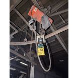 C/M loadstar 1 ton electric hoist with pendent controls