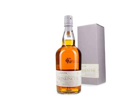 GLENKINCHIE 20 YEAR OLDSingle malt.Glenkinchie brings the Lowland region’s signature light grassy tones to Diageo’s Johnnie W