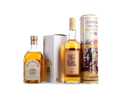 GLEN KEITH 10 YEAR OLDSingle malt.43% ABV / 70clGLENMORANGIE 10 YEAR OLDSingle malt.Famous for their unique stills, each as t