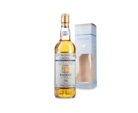 BLADNOCH 1989 GORDON & MACPHAIL CONNOISSEURS CHOICESingle malt.Bladnoch distillery, near Wigtown in Dumfries & Galloway, prod