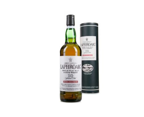 LAPHROAIG 10 YEAR OLD ORIGINAL CASK STRENGTHSingle malt.Founded in 1815, and often considered to be the whisky equivalent of 