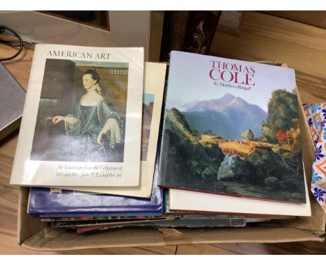 ° ° A box of American Art books