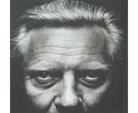 Nigel Parry (American, b.1961), black and white press photograph (used on The Guardian front cover), Portrait of Michael Hese