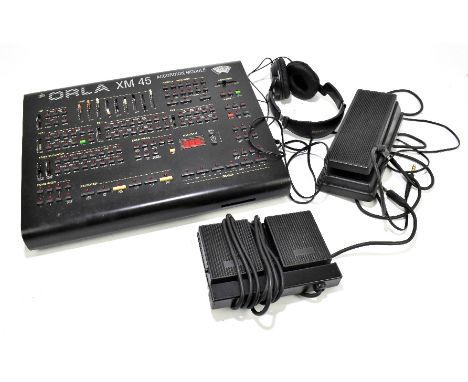 An Orla XM 45 Accordion Module, No D2214, in soft case.&nbsp;Additional InformationPlease note: the cable pack which was orig