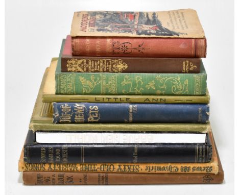 RACKHAM (A), AESOP'S FABLES; full page colour plates, pictorial green cloth, London, William Heinemann, 1912, with Greenaway 