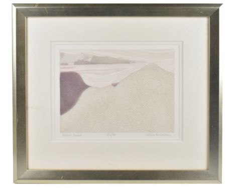 JOHN BRUNSDON (1933-2014); pencil signed limited edition, 'Dorset Beach', 139/150, signed, 24.5 x 33cm, framed and glazed. (D