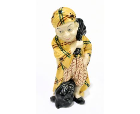CHARLES JOHN NOKE FOR ROYAL DOULTON; a rare figure, HN666 'One of the Forty' (second version, sack over shoulder), introduced