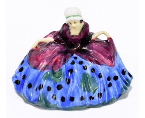 LESLIE HARRADINE FOR ROYAL DOULTON; a miniature figure, HN12 (M22) 'Mini Polly Peachum', height 5.5cm.Additional InformationV