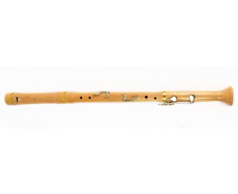 MOECK; a cased contrabass recorder.Additional InformationLength of instrument 98cm.