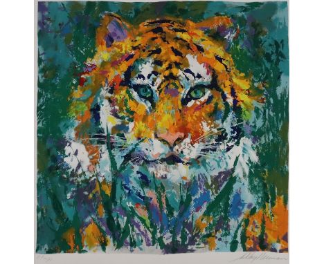 Neiman, LeRoy (1921 Saint Paul/ Minnesota - 2012 New York) - "Portrait of the Tiger", 1998, Original-Serigraphie, unten recht