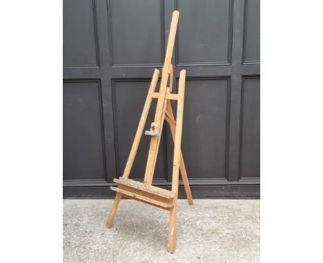 A beech artist's easel. 