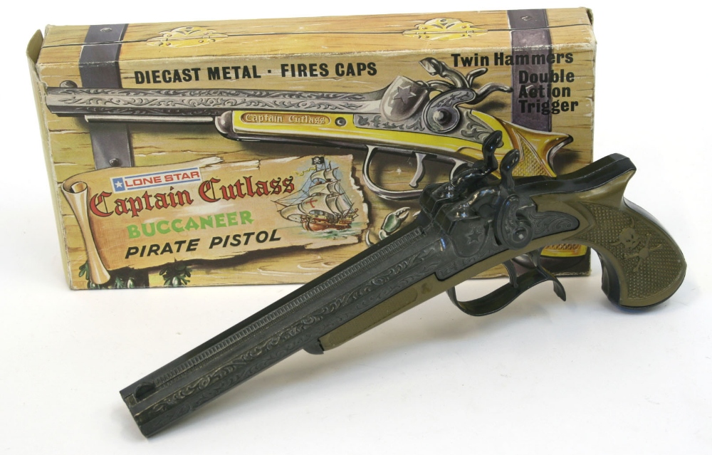 Lot 432 Lone Star Captain Cutlass Buccaneer Pirate Pistol toy cap gun