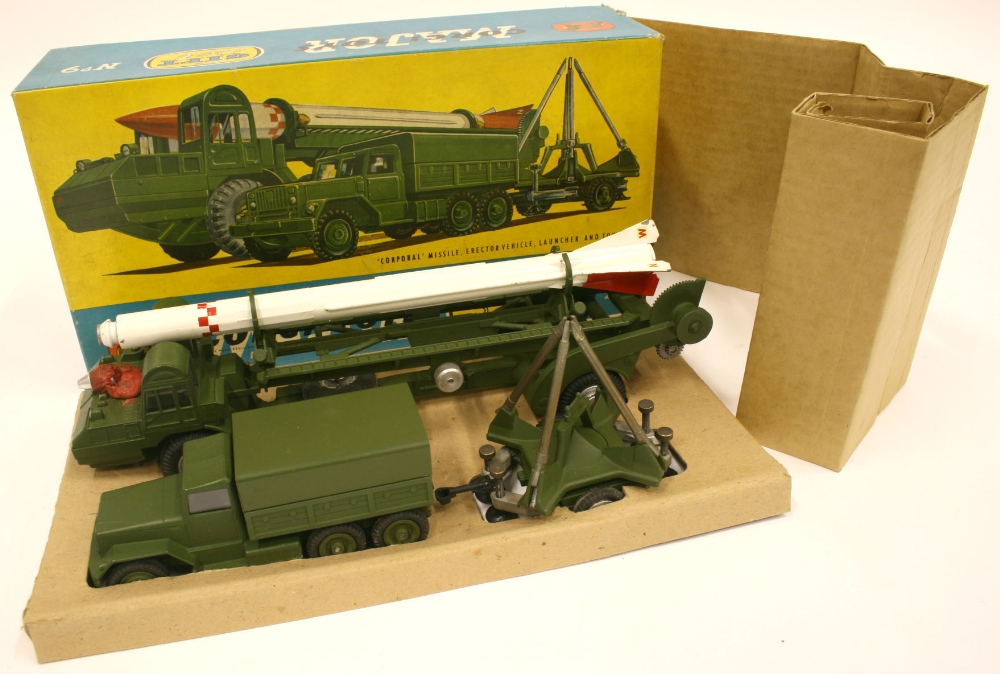 Scarce Major Toys Gift Set No 9 Corporal Missile Erector Vehicle