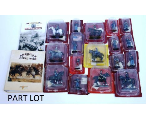Delprado Soldiers Of The American Civil War,1/32 scale quality painted blister packed figures,11 mounted,31 on foot, 2 x Fiel