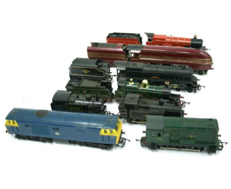 Lot 486 Eight Unboxed Hornby Railways 00 Gauge Locomotives: R.50 Locomotive BR 4-6-2 Princess Victoria & R.33 Tender,R052 LMS