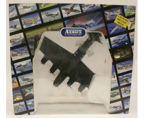 Franklin Mint US Airforce B17 Bomber-1/48 Scale diecast model, with detachable canopy and turret ,mint boxed, box has slight 