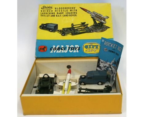 Corgi Major Toys Gift Set No 4 Bristol ‘Bloodhound’ guided missile with launching Ramp, Loading Trolley and R.A.F. Land-Rover