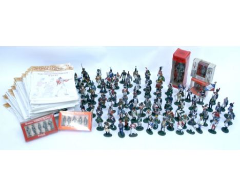 Del-Prado Napoleon At War Collection, ninety two 1/32nd scale quality painted foot figures, plus ninety four Osprey books, 5 