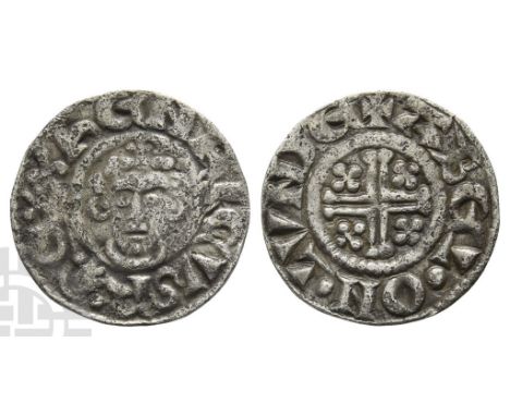 1199-1216. London mint; Abel, moneyer. Short Cross type, class VIa2. Struck in the name of Henry II, circa 1210-circa 1213. Һ