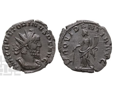 AD 269-271. Colonia Agrippinensis mint; struck AD 271. IMP C VICTORINVS P F AVG, radiate and cuirassed bust to right / PROVID