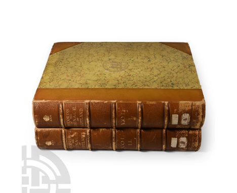 1876 A.D. R.W.Cochran-Patrick of Woodside - 2 vols, Edinburgh, 1876, 296/359 pp, quarter-calf binding with gold titling to sp