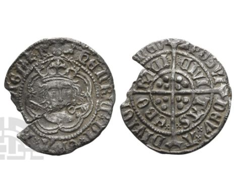 1485-1509. York mint, under Archbishop Thomas Savage; im: martlet. Facing Bust issue, class IIIb. Struck 1504-1509. (Martlet)