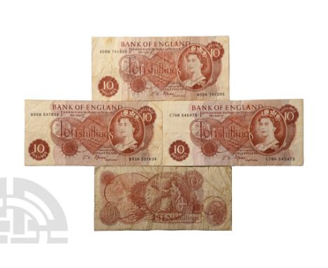 1961-1970. Portrait of Queen Elizabeth II at right, seated figure of Britannia at left / Britannia seated with shield, holdin