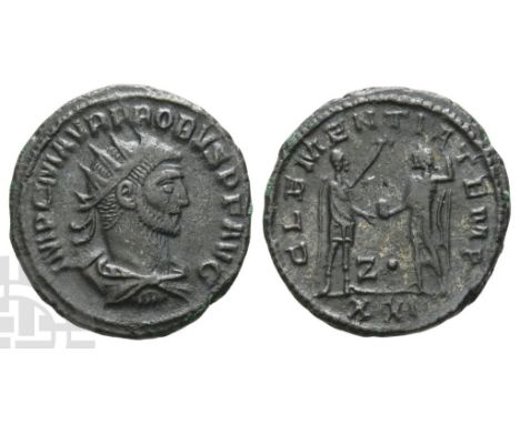 AD 276-282. Antioch mint; struck AD 276/7. 7th officina. IMP C M AVR PROBVS P F AVG, radiate, draped and cuirassed bust to ri