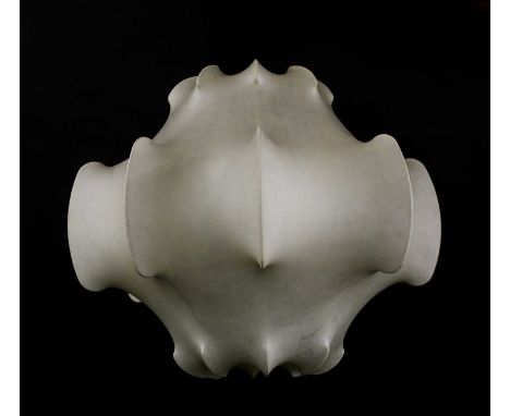 A 'Cocoon' pendant light, after a design by Achille and Pier Giacomo Castiglioni,53cm diameter43cm high, and a Louis Weisdorf
