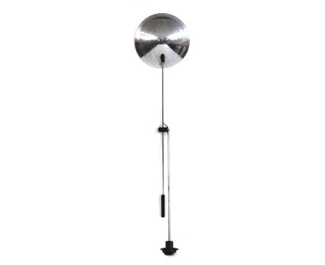 An Italian hanging lamp, with adjustable counterbalanced arm,205cm wide Condition report: Good overall - some tarnishing to t