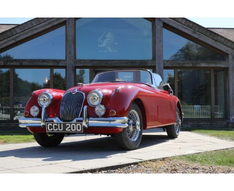 1958 Jaguar XK150 drop-head coupé 3442ccRegistration no. CCU 200Chassis no. 827384 D/N Engine no. V6967-8Box no. JLS 44131Bod