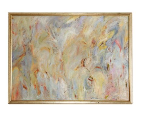 Rabha Mahmoud (Omani, contemporary)ABSTRACT STUDYSigned and dated '98, inscribed verso, oil on canvas83 x 108cm