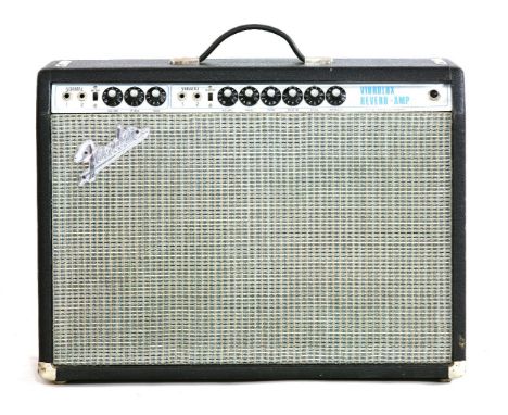 A 1968 Fender Vibrolux Reverb guitar amplifier