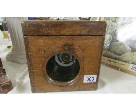 An old pigeon clock.