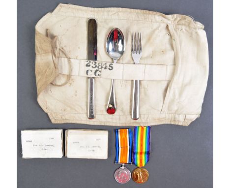 A WWI First World War medal group awarded to one 23485 Private Robert Henry Lowther of the 3rd Battalion Coldstream Guards. C