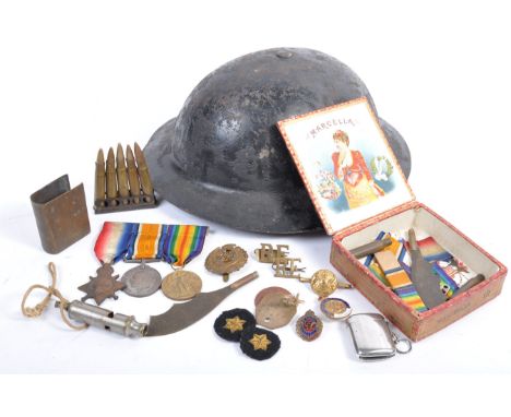 An incredible WWI First World War collection of personal effects and medal group relating to 2863 Sapper Francis C. Lewis of 