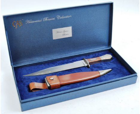 A 20th Century Paul Chen / Henwei made replica ' Horse Gator ' bowie knife from the ' Historical Bowie's Collection '. The kn