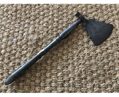 A 19th Century gardener's, gamekeeper's, or hunter's axe / hammer, 38 cm long